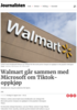 Walmart går sammen med Microsoft om Tiktok-oppkjøp
