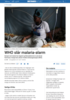 WHO slår malaria-alarm