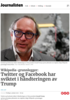 Wikipedia-grunnlegger: Twitter og Facebook har sviktet i håndteringen av Trump
