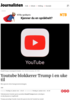 Youtube blokkerer Trump i en uke til